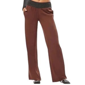 WeWoreWhat Brown Low Rise V Pant NWT Size Small Revolve pants